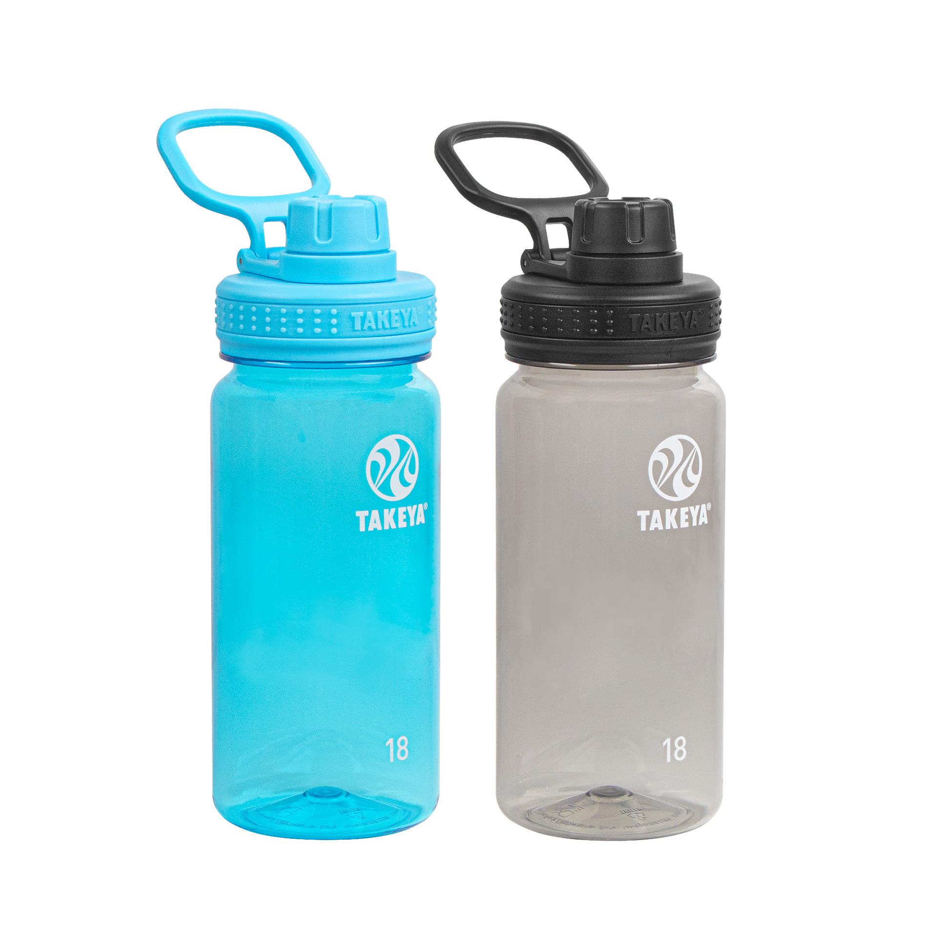 tritan-water-bottle-bundle-with-spout-lid-2-pack-d2 51476-Tritan-Spout-18-2pk-BreezyBlue-StormyBlack-Front_1.png