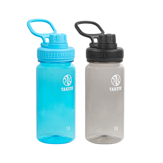 tritan-water-bottle-bundle-with-spout-lid-2-pack-d2 51476-Tritan-Spout-18-2pk-BreezyBlue-StormyBlack-Front_1.png