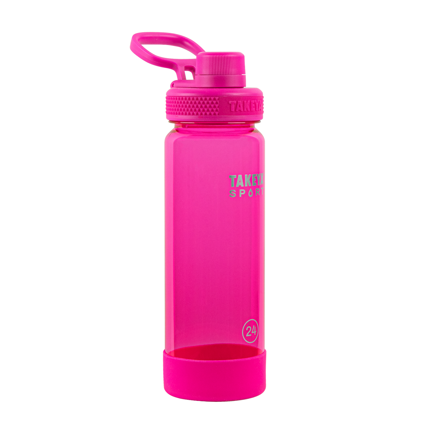 tritan-sport-water-bottle-with-spout-lid-b4 51671-TKS-Tritan-Spout-24-PinkSweep-frontangle.png