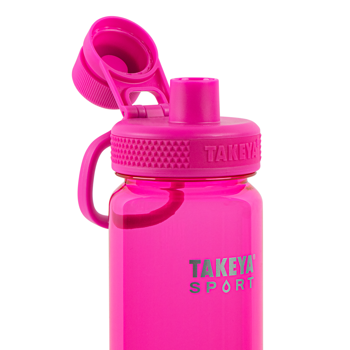tritan-sport-water-bottle-with-spout-lid-b4 51671-TKS-Tritan-Spout-24-PinkSweep-openlid.png