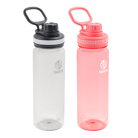 tritan-water-bottle-bundle-with-spout-lid-2-pack-c5 51689-Tritan-Spout-24-2pk-Clear-FlutterPink-angle_2e2a67e8-7240-4517-90e1-85605eacf4b2.png