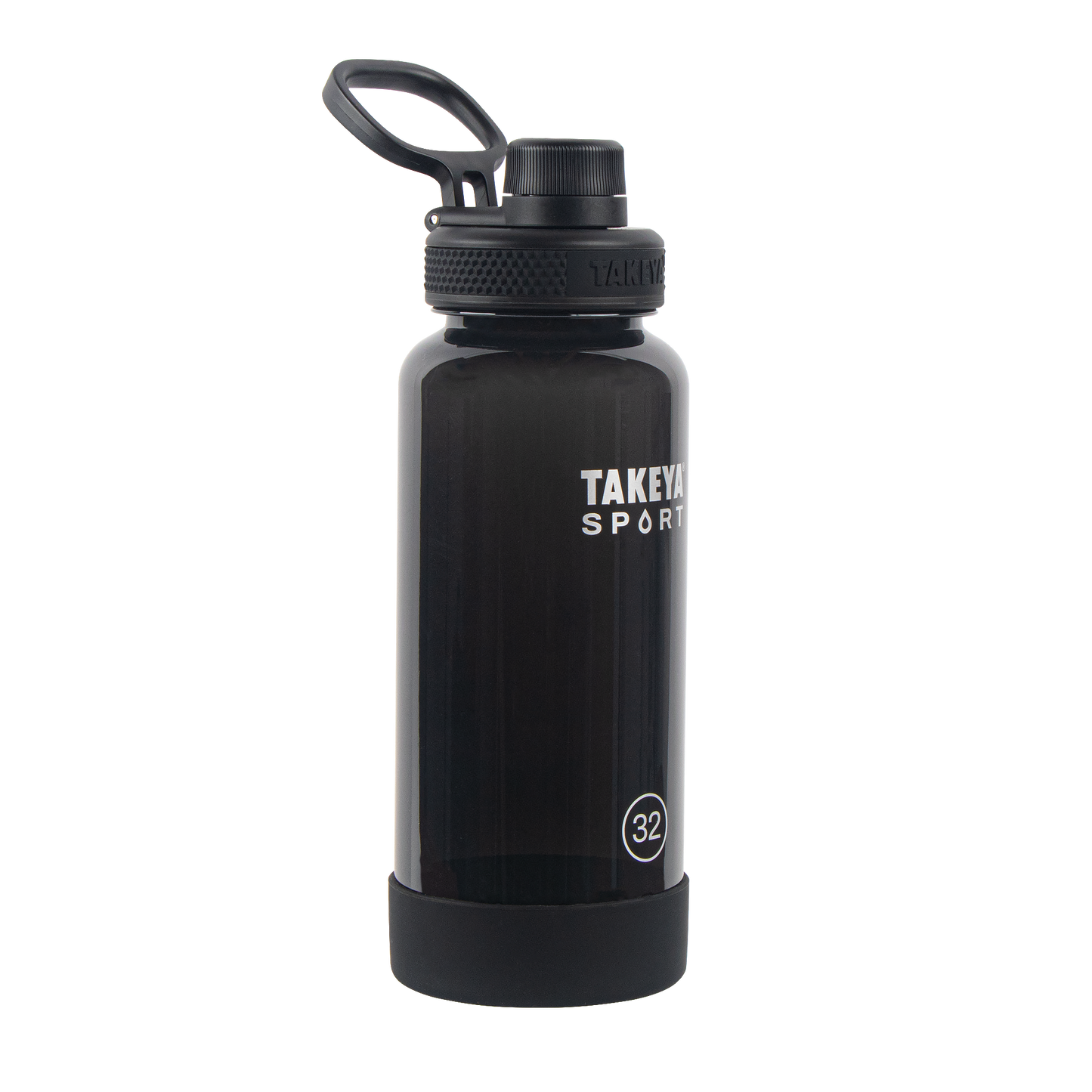 tritan-sport-water-bottle-with-spout-lid-b4 51829-TKS-Tritan-Spout-32-GrandSlamBlack-frontangle.png