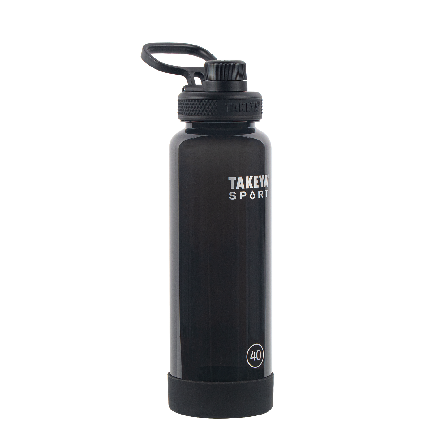 tritan-sport-water-bottle-with-spout-lid-b4 52023-TKS-Tritan-Spout-40-GrandSlamBlack-frontangle.png