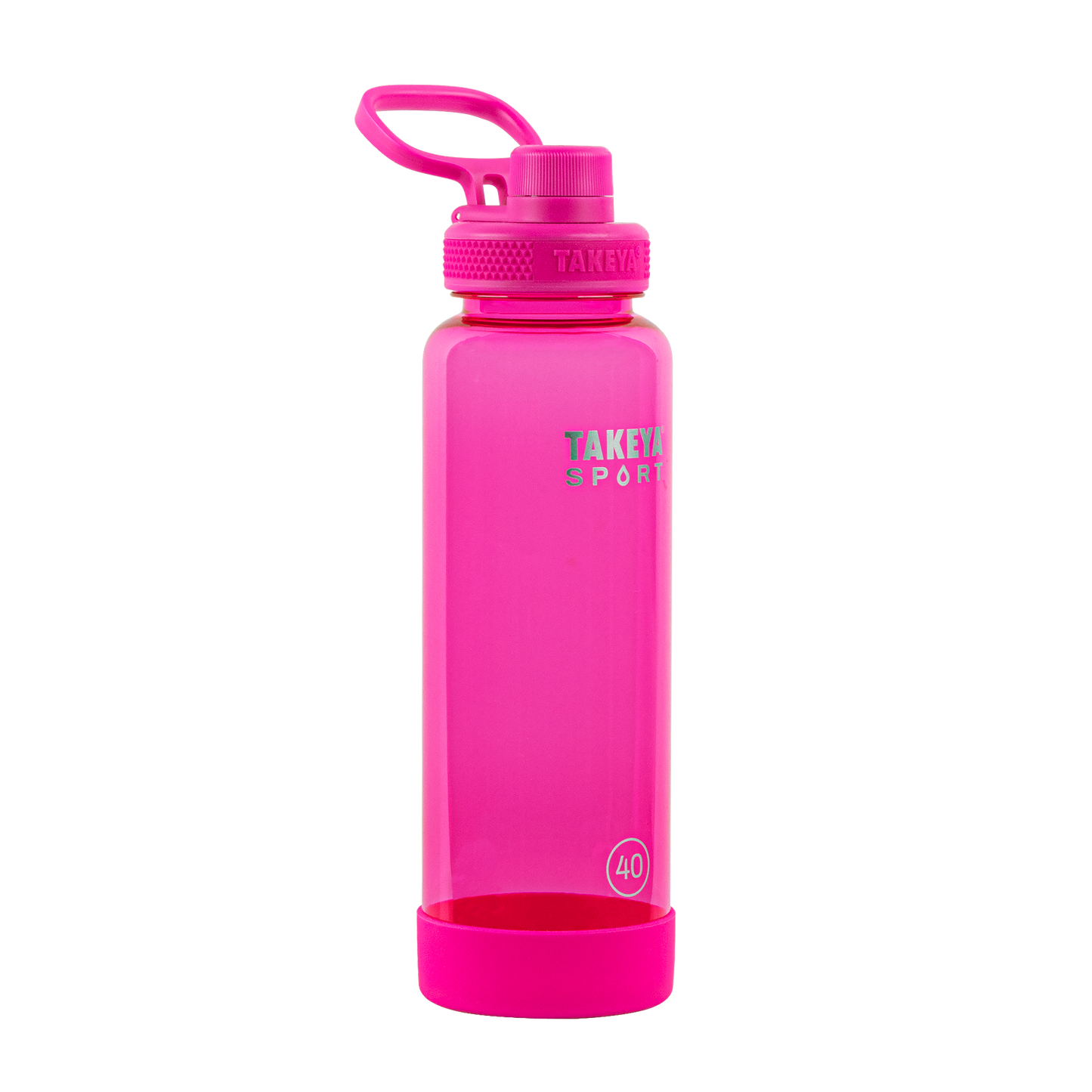tritan-sport-water-bottle-with-spout-lid-b4 52030-TKS-Tritan-Spout-40-PinkSweep-frontangle.png