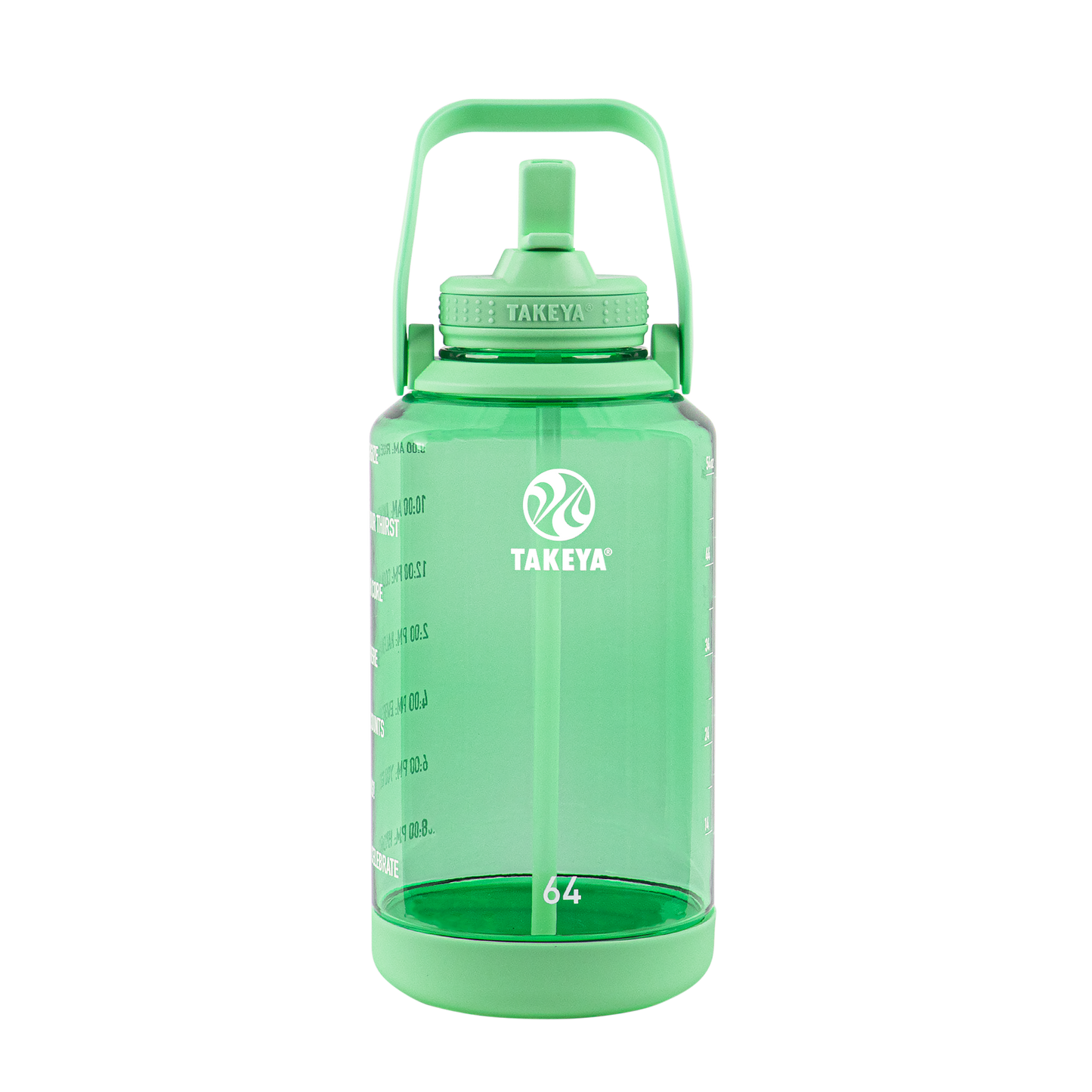 tritan-motivational-water-bottle-with-straw-lid-j6 54101-Tritan-Straw-Motivational-64-PistactioGreen-front.png