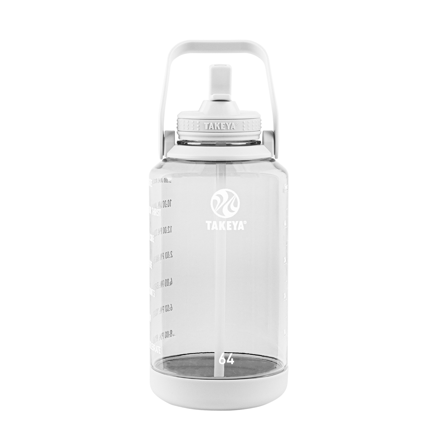 tritan-motivational-water-bottle-with-straw-lid-j6 54142-Tritan-Straw-Motivational-64-WhiteCloud-front.png