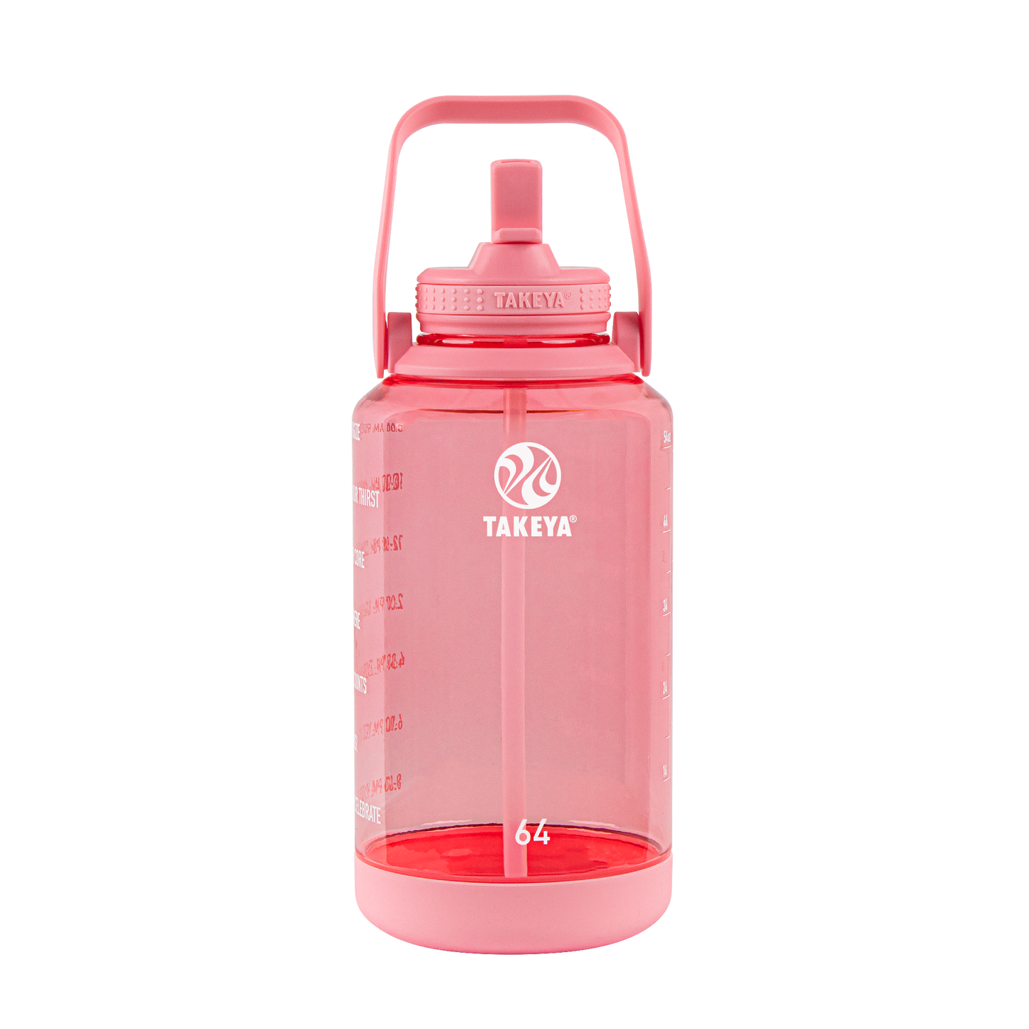 tritan-motivational-water-bottle-with-straw-lid-j6 54143-Tritan-Straw-Motivational-64-FlutterPink-front.png