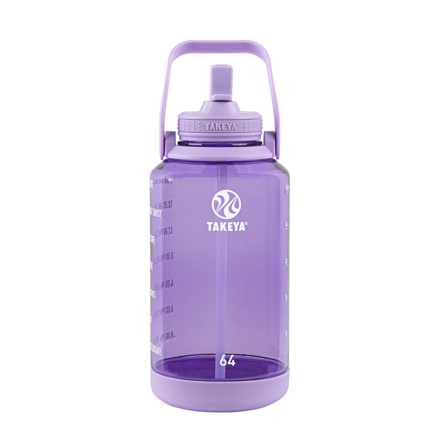 tritan-motivational-water-bottle-with-straw-lid-j6 54144-Tritan-Straw-Motivational-64-VivacityPurple-front.png