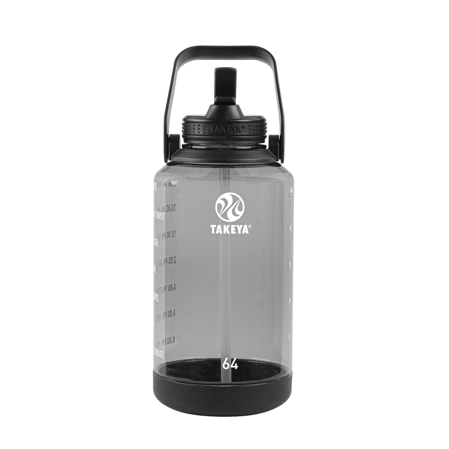 tritan-motivational-water-bottle-with-straw-lid-j6 54145-Tritan-Straw-Motivational-64-StormyBlack-front.png